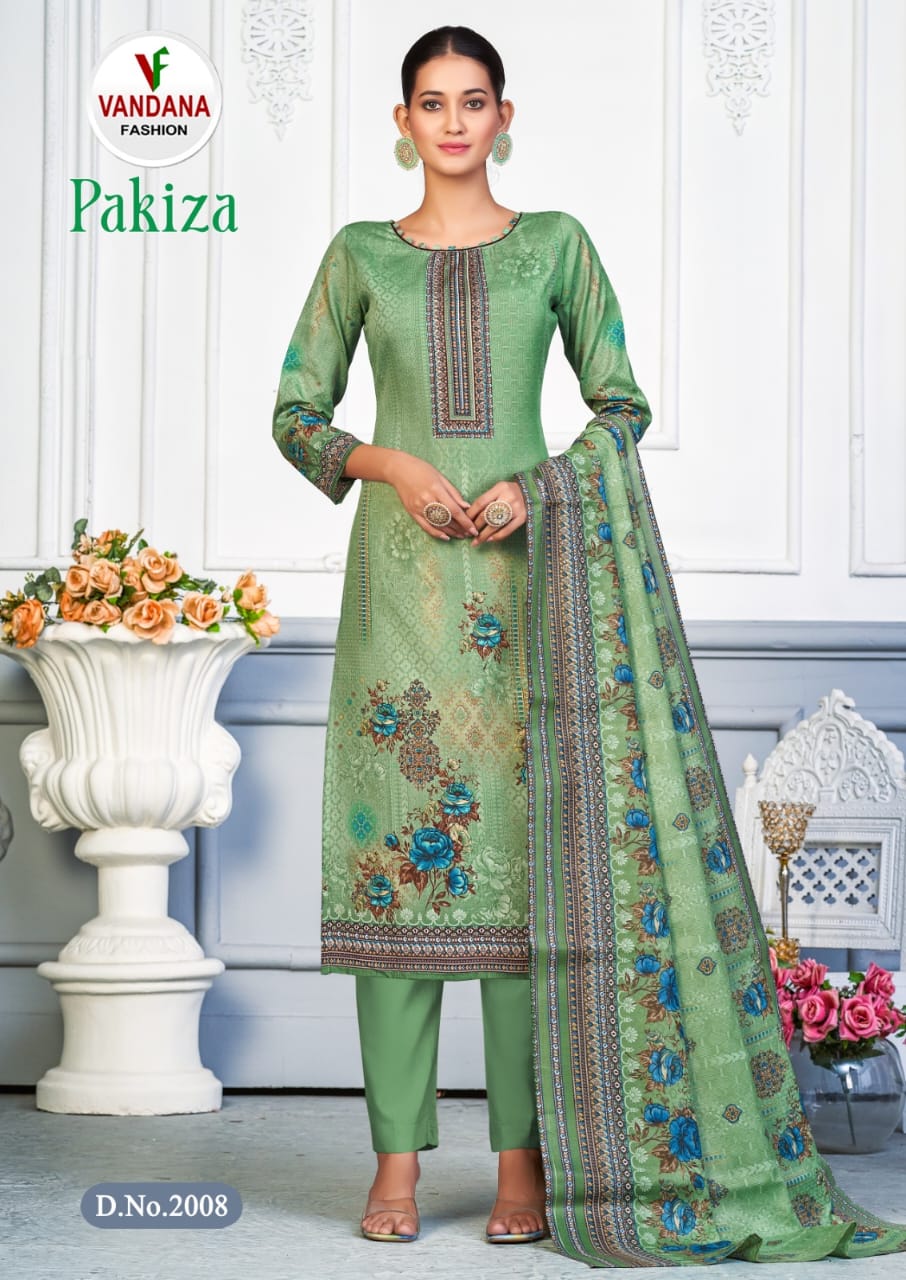 Vandana Pakiza Vol 2 Printed Cotton Dress Materials
